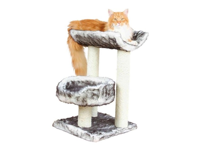 Чесало за Нокти за Котки Trixie 44567 Дърво Сизал Черен Ø 8 cm 62 cm 36 x 36 cm