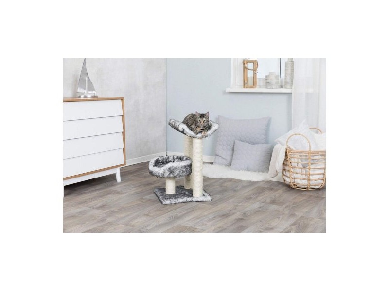 Чесало за Нокти за Котки Trixie 44567 Дърво Сизал Черен Ø 8 cm 62 cm 36 x 36 cm