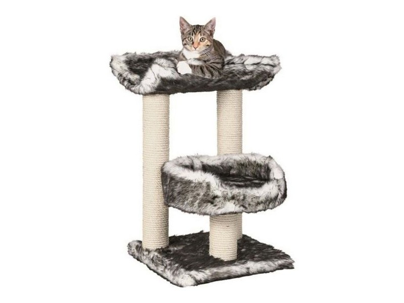 Чесало за Нокти за Котки Trixie 44567 Дърво Сизал Черен Ø 8 cm 62 cm 36 x 36 cm