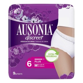 Превръзки за Инконтиненция Ausonia Discreet Boutique Среда (9 uds)
