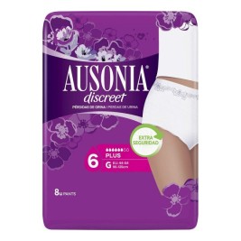 Превръзки за Инконтиненция Ausonia Discreet Широк (8 uds)