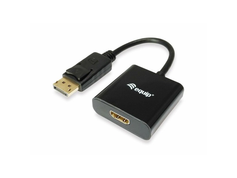 Адаптер за DisplayPort към HDMI Equip 133438 Черен 20 cm
