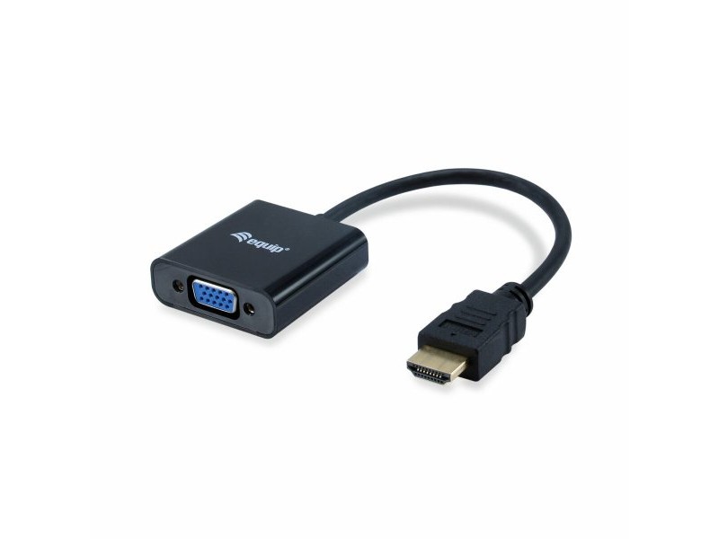 Адаптер за HDMI към SVGA с аудио Equip 11903607 Черен