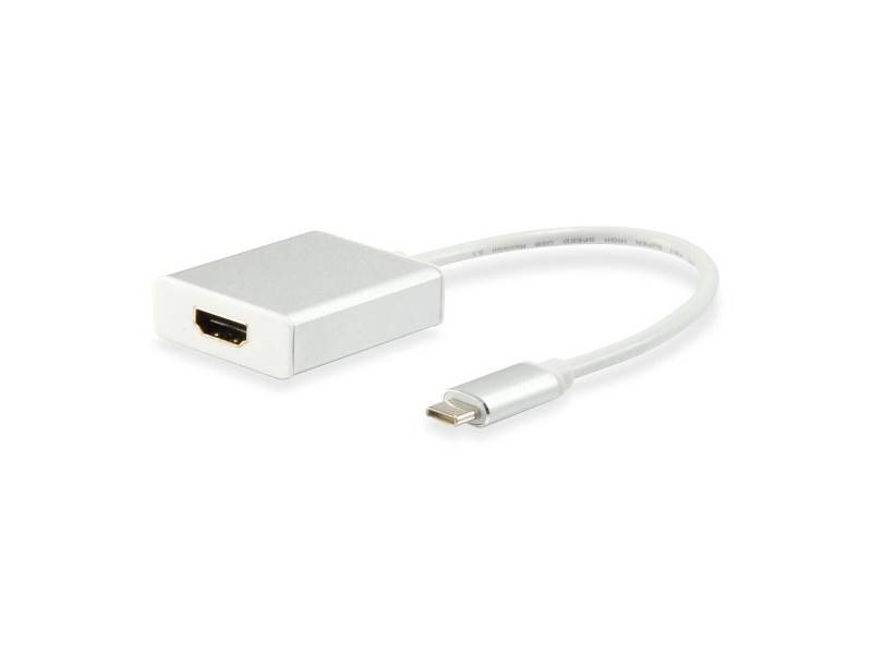Адаптер за HDMI - USB-c Equip 133452 Бял 4K Ultra HD