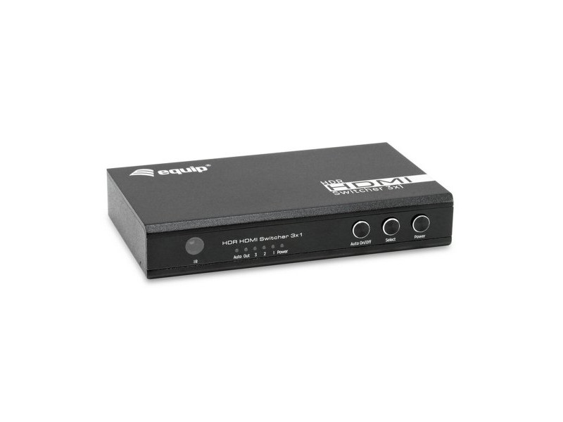 Разклонител Equip 3x1 Черен