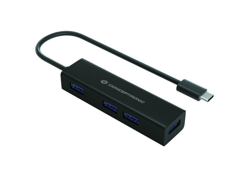 Гнездо с 4 USB порта Conceptronic 110516207101 Тъмно синьо