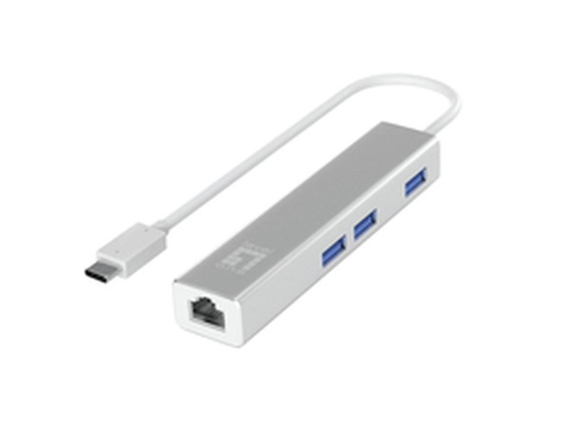 USB извод Level One USB-0504 Черен Сребрист