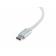 USB извод Level One USB-0504 Черен Сребрист