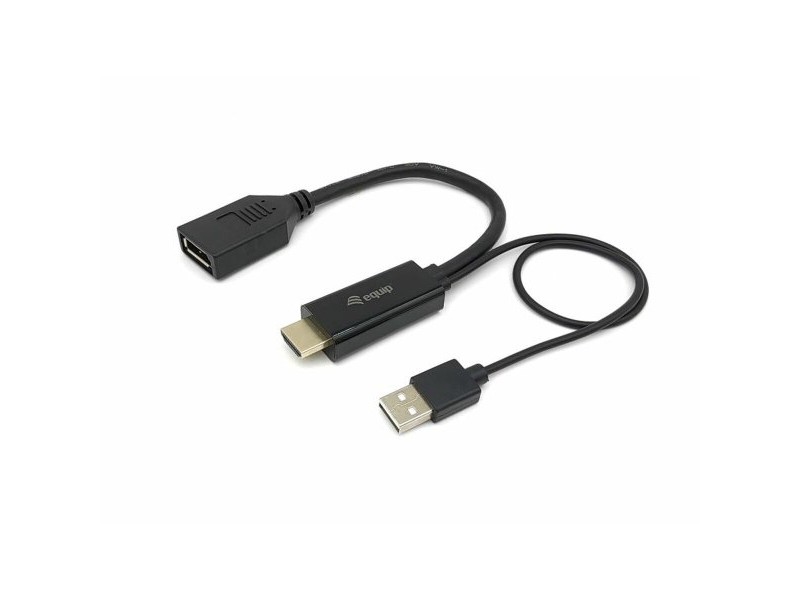 Адаптер за HDMI към DisplayPort Equip 119039 Черен 15 cm