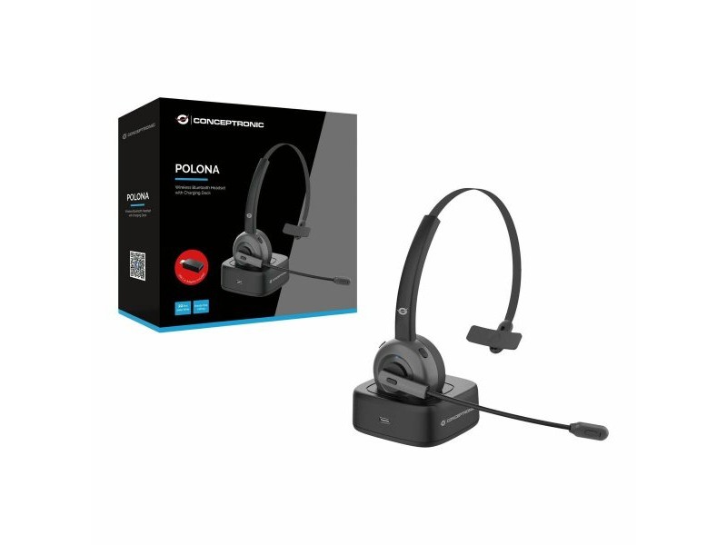 Слушалки Conceptronic POLONA03BD Черен