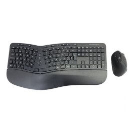 Клавиатура с мишка Conceptronic 120849407101 Черен Испанска Qwerty