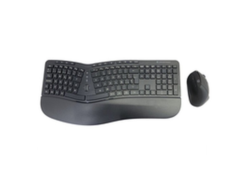Клавиатура с мишка Conceptronic 120849407101 Черен Испанска Qwerty