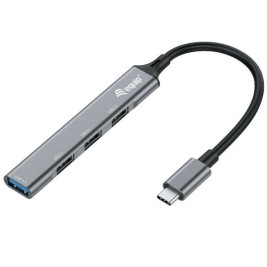 Гнездо с 4 USB-C порта Equip 12896107101 Алуминий