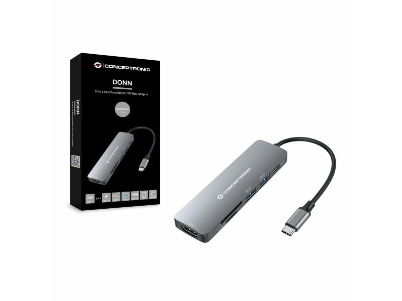 USB извод Conceptronic DONN11G Сив