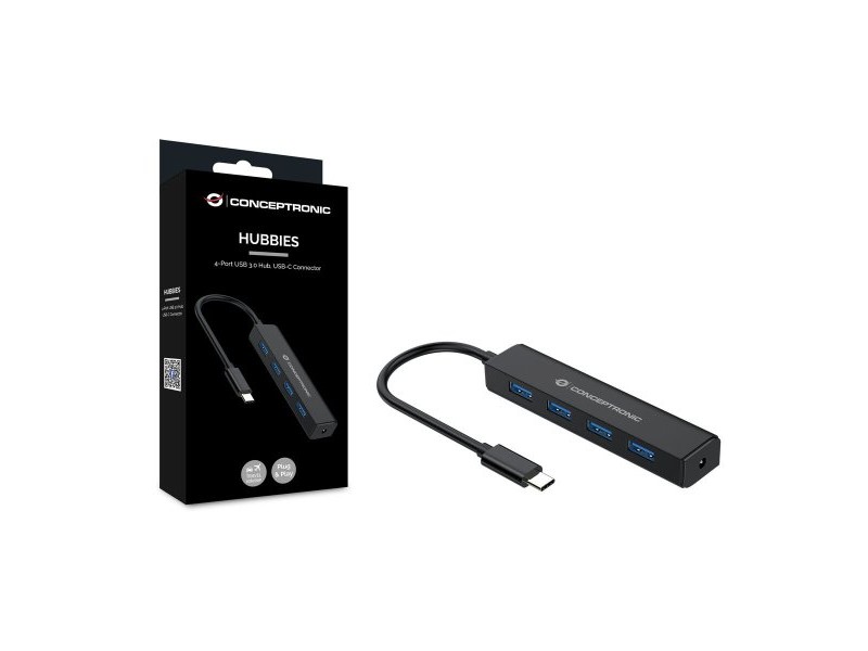 USB извод Conceptronic CTC4USB3 Черен