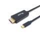 Кабел USB-C към HDMI Equip 13341307101 Черен 3 m