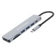 USB извод Conceptronic 110519207101 Сив Многоцветен 100 W