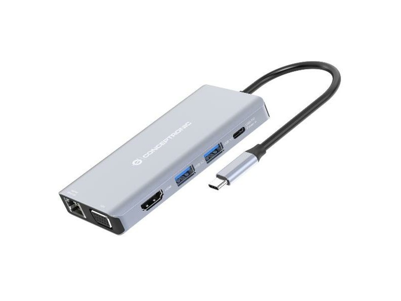 USB извод Conceptronic 110519307101 Сив Многоцветен 100 W