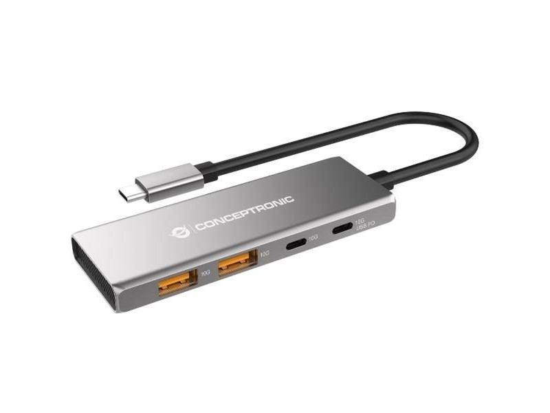 USB извод Conceptronic HUBBIES15G Сив