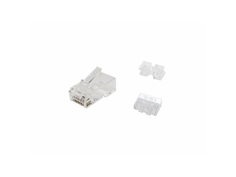 Конектор RJ45 категория 6 UTP Equip 121146 Прозрачен 100 броя