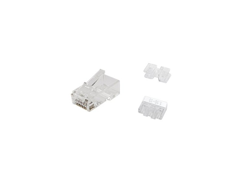 Конектор RJ45 категория 6 UTP Equip 121146 Прозрачен 100 броя