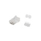 Конектор RJ45 категория 6 UTP Equip 121146 Прозрачен 100 броя
