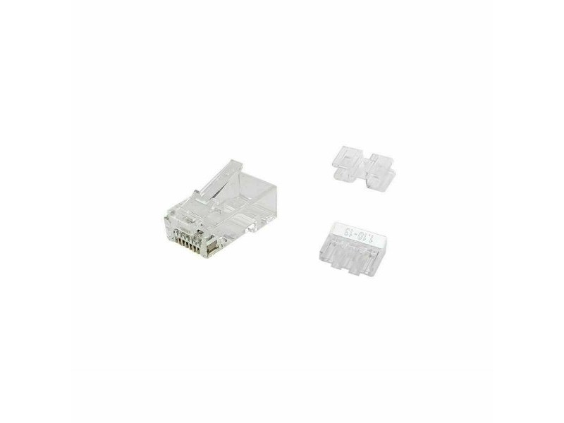Конектор RJ45 категория 6 UTP Equip 121146 Прозрачен 100 броя