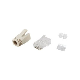 Конектор RJ45 категория 6 UTP Equip 121176 Прозрачен 100 броя