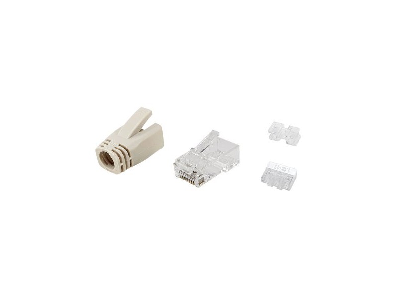 Конектор RJ45 категория 6 UTP Equip 121176 Прозрачен 100 броя