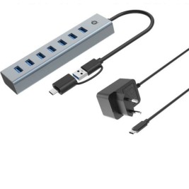USB извод Conceptronic HUBBIES21GP Сребрист