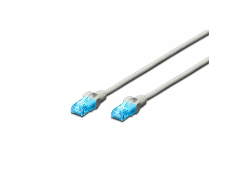 UTP категория 6 твърд мрежови кабел Digitus DK-1511-300 Сив 30 m