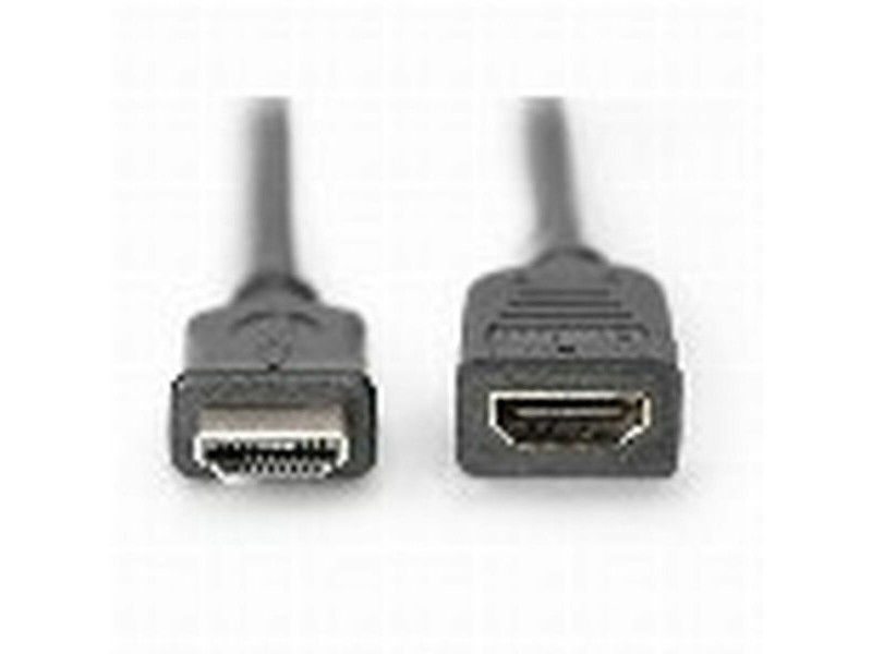 Кабел HDMI Digitus by Assmann AK-330201-050-S Черен 5 m