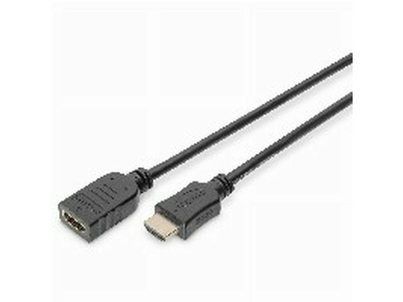 Кабел HDMI Digitus by Assmann AK-330201-050-S Черен 5 m