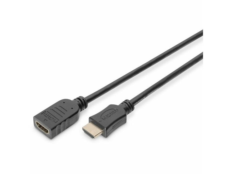 Кабел HDMI Digitus by Assmann AK-330201-050-S Черен 5 m