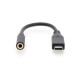 USB-C Aдаптер Jack 3,5 mm Digitus by Assmann AK-300321-002-S 20 cm