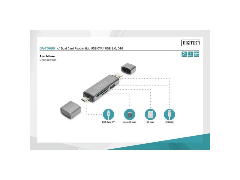 UTP категория 6 твърд мрежови кабел Digitus by Assmann DA-70886