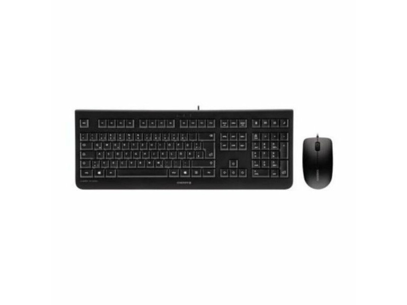 Клавиатура с мишка Cherry JD-0800ES-2 Черен Испанска Qwerty QWERTY