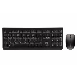 Клавиатура с мишка Cherry DW3000 Qwertz немски Черен