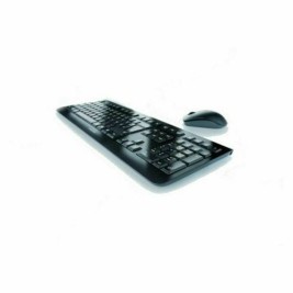 Kлаиатура с безжична мишка Cherry JD-0710ES-2 Черен Испанска Qwerty QWERTY