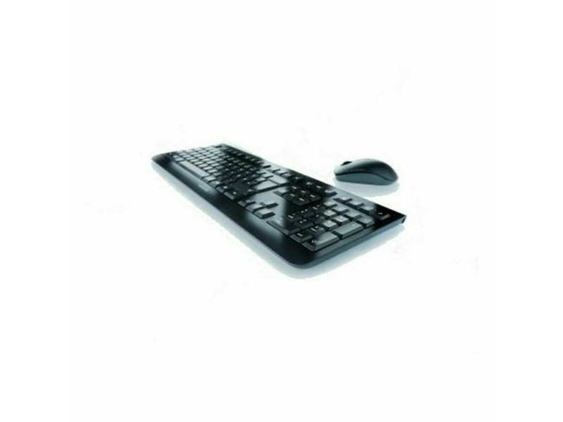 Kлаиатура с безжична мишка Cherry JD-0710ES-2 Черен Испанска Qwerty QWERTY