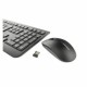 Kлаиатура с безжична мишка Cherry JD-0710ES-2 Черен Испанска Qwerty QWERTY