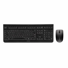 Kлаиатура с безжична мишка Cherry JD-0710ES-2 Черен Испанска Qwerty QWERTY