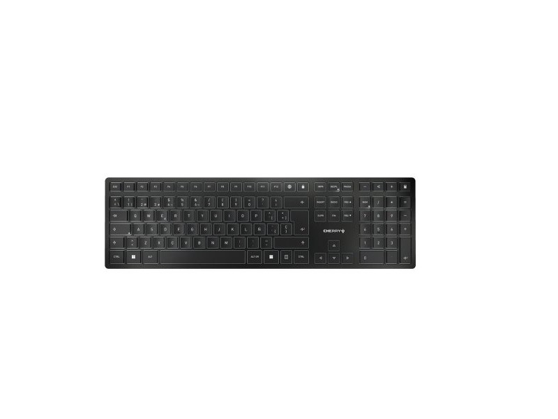 Блутут клавиатура Cherry KW 9100 SLIM Черен Испанска Qwerty