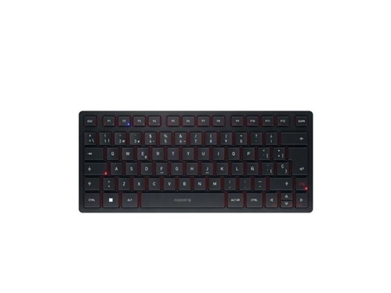 Клавиатура Cherry KW 9200 MINI Испанска Qwerty Черен