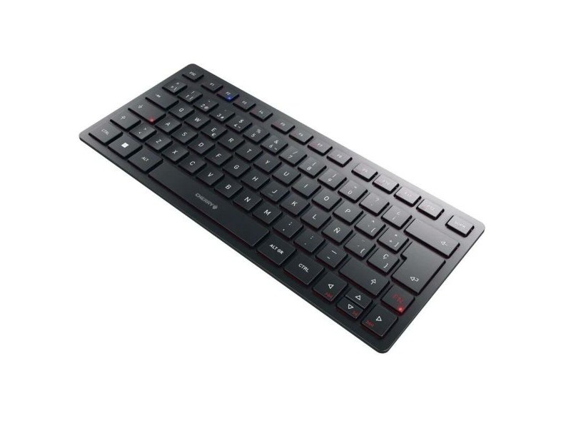 Клавиатура Cherry KW 9200 MINI Испанска Qwerty Черен