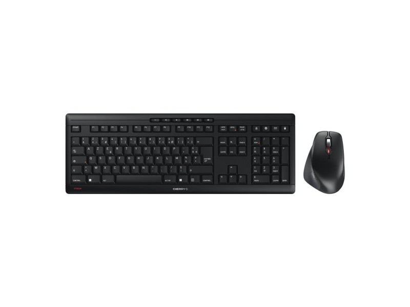 Клавиатура с мишка Cherry JD-8550FR-2 Черен френски Azerty френски