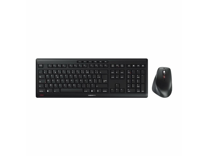 Клавиатура с мишка Cherry JD-8550FR-2 Черен френски Azerty френски