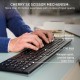 Клавиатура с мишка Cherry JD-8550FR-2 Черен френски Azerty френски