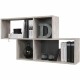 Рафтове FMD Антрацит 100 x 53 x 19,5 cm Рафтове FMD Антрацит 100 x 53 x 19,5 cm