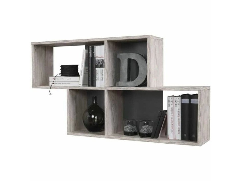 Рафтове FMD Антрацит 100 x 53 x 19,5 cm